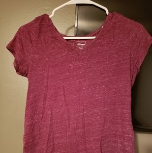 Burgundy shirt